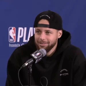 Stephen Curry reacts to facing LeBron James in Playoffs