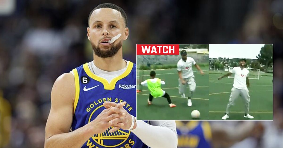 Watch: Stephen Curry hits Cristiano Ronaldo’s SIUUU!! In Oakland