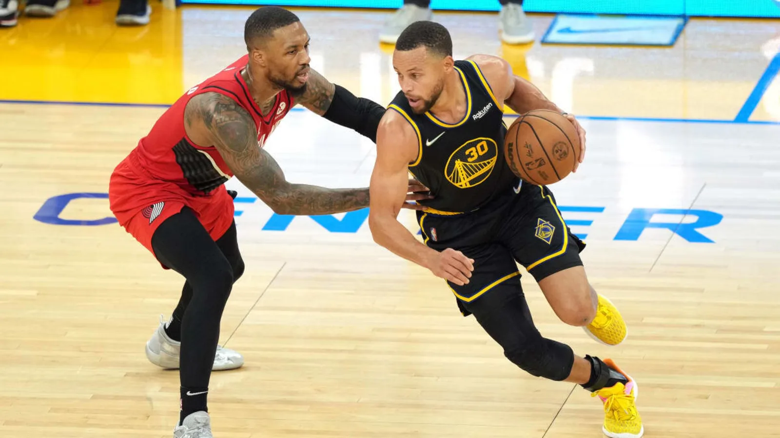 Damian Lillard reacts to viral Steph Curry workout video