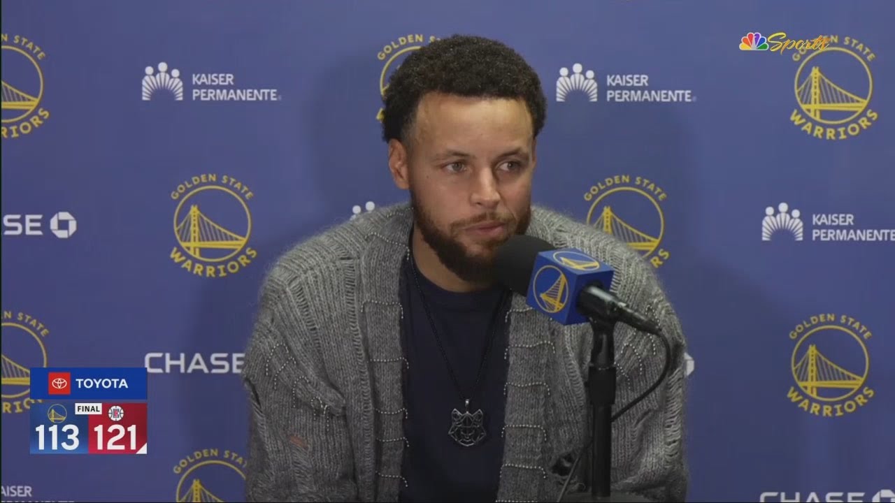 Stephen Curry reacts to Big changes for Warriors